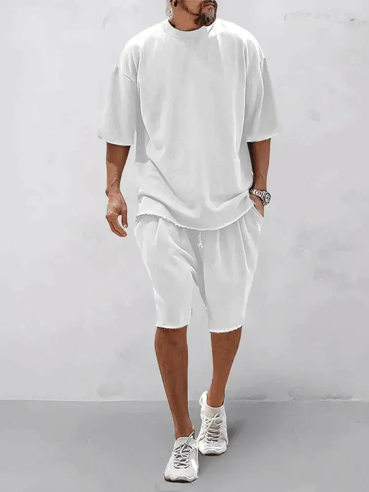 Ensemble short de sport décontracté – Vêtements de sport pour l'entraînement et les loisirs