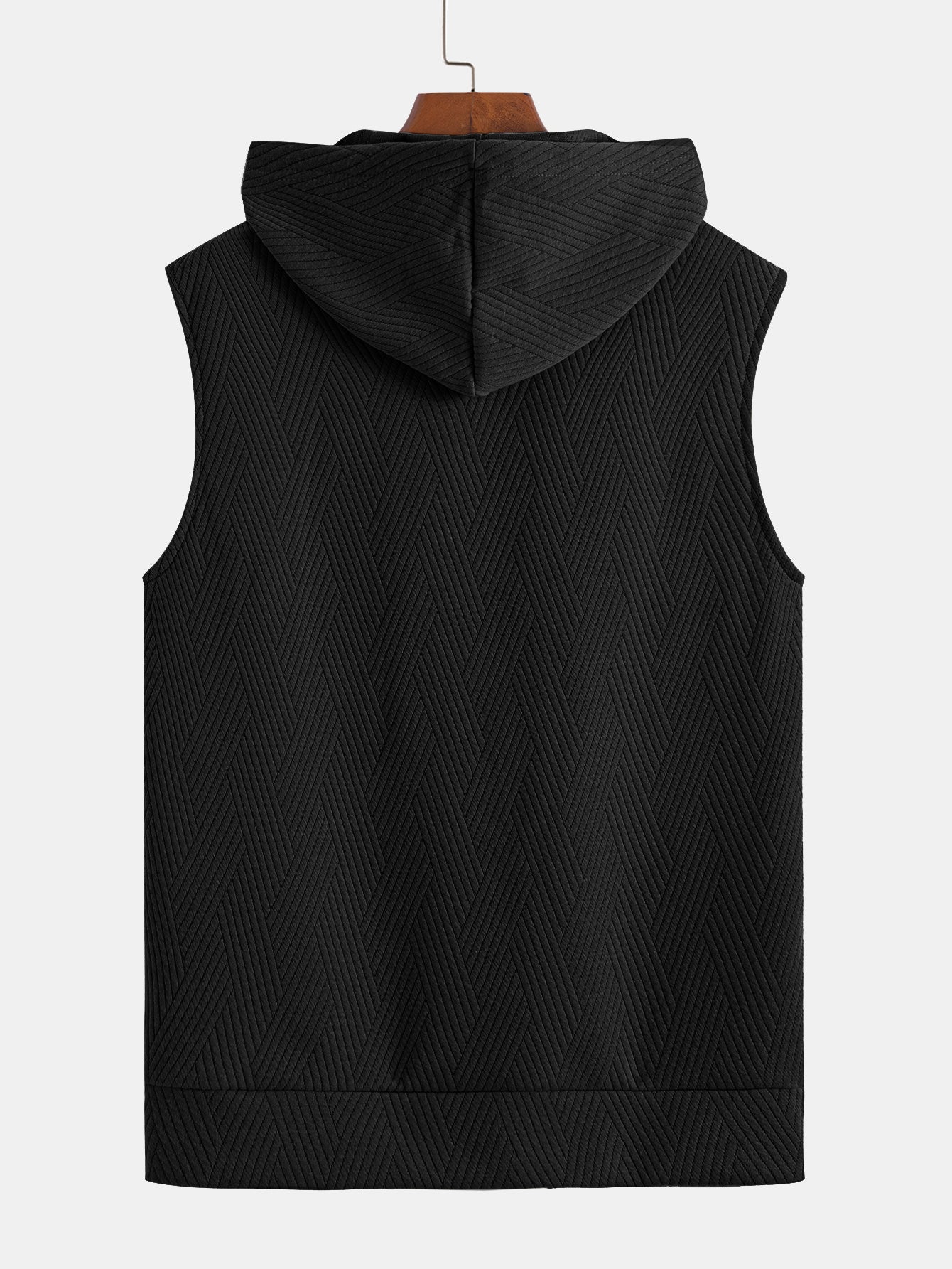 Ensemble sweat à capuche et short rayés en jacquard pour homme