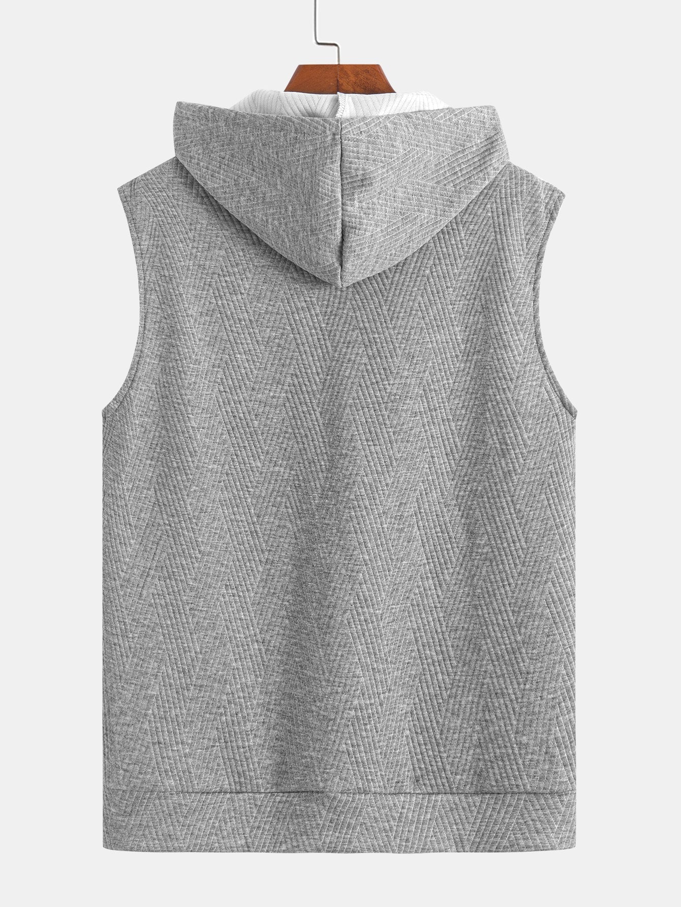 Ensemble sweat à capuche et short rayés en jacquard pour homme