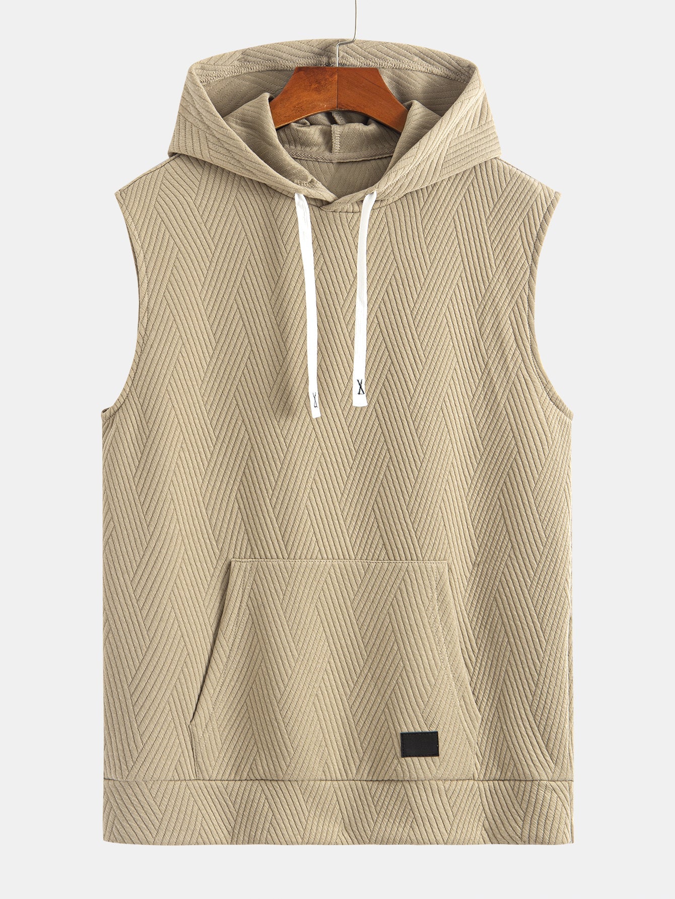 Ensemble sweat à capuche et short rayés en jacquard pour homme