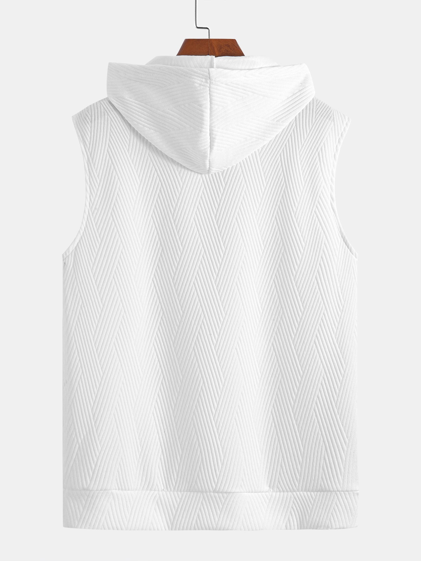 Ensemble sweat à capuche et short rayés en jacquard pour homme