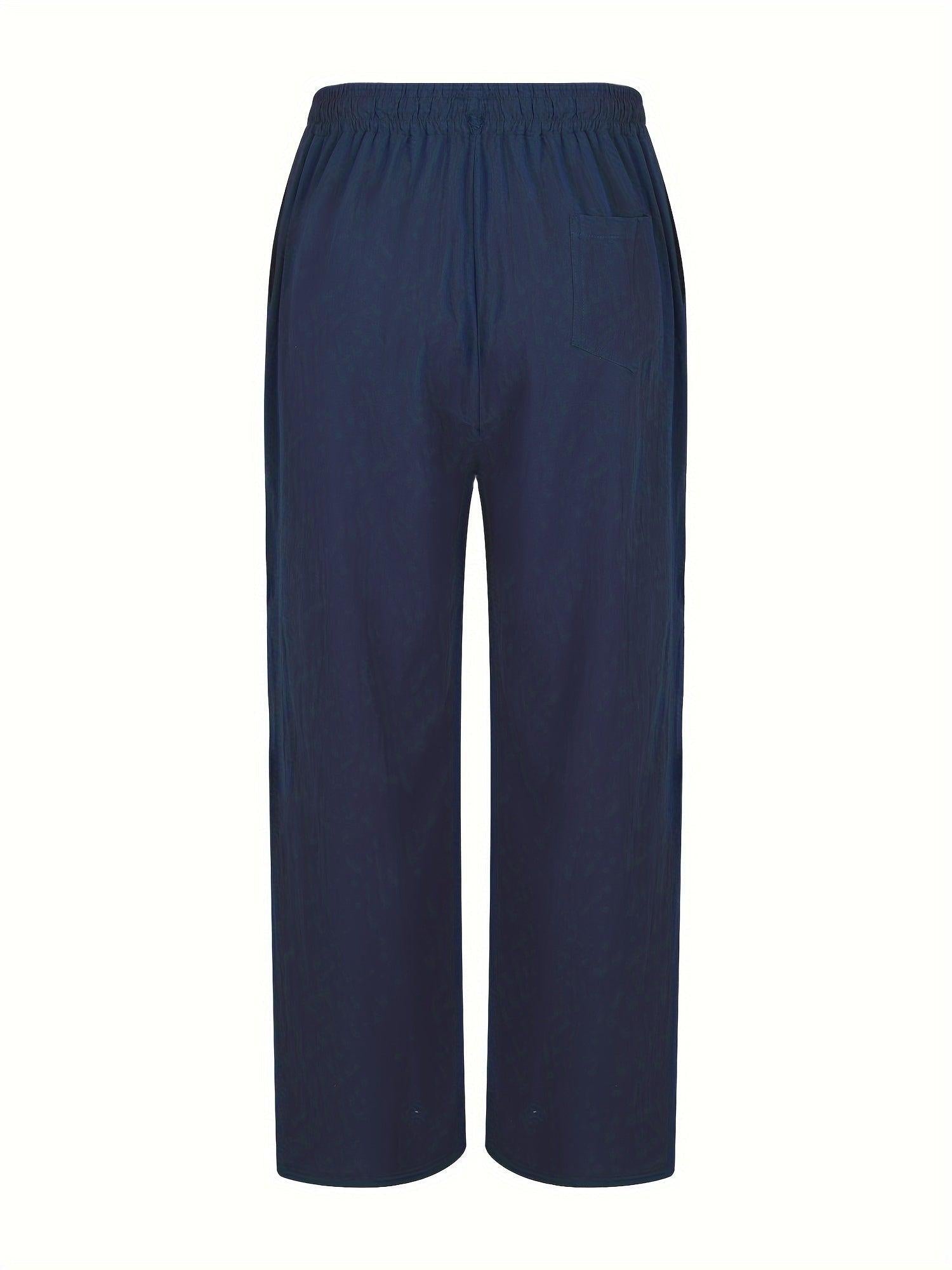 Éric - Pantalon en lin pour homme, alliant confort et élégance estivale