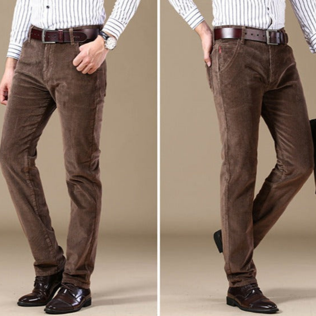 Éric – Pantalons de travail en velours côtelé pour hommes