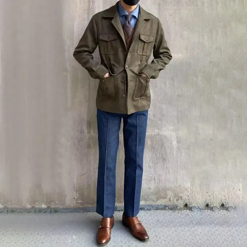 Galen - Veste décontractée multi-poches pour Homme