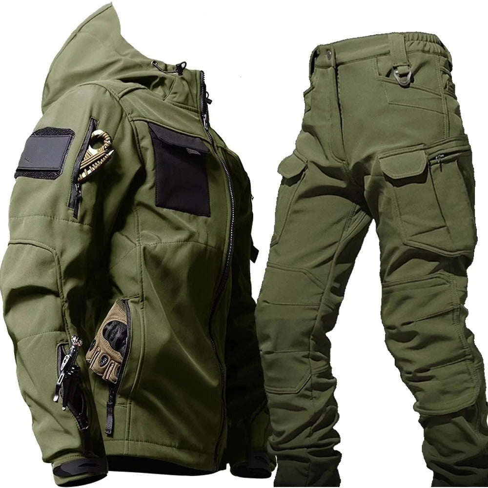 Gédéon - Ensemble outdoor pour hommes, composé d'une veste et d'un pantalon