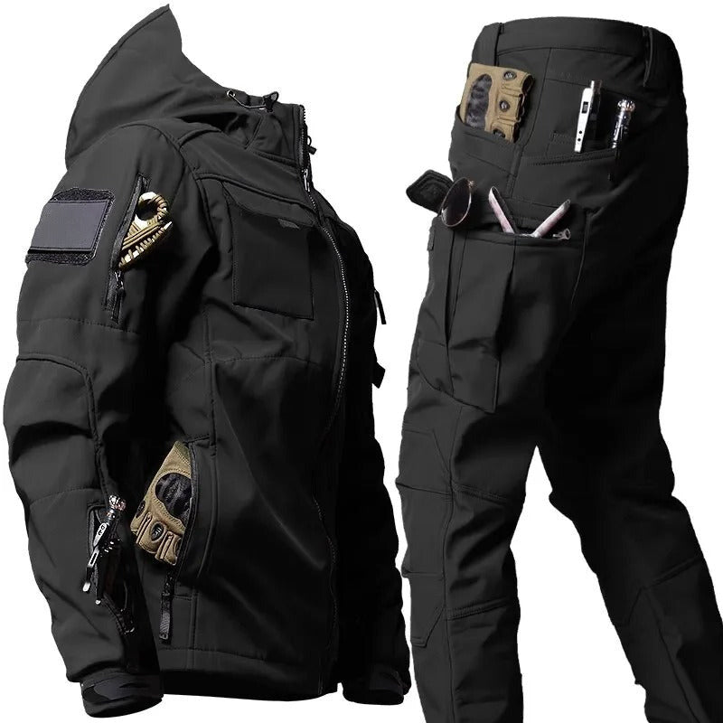 Gédéon - Ensemble outdoor pour hommes, composé d'une veste et d'un pantalon