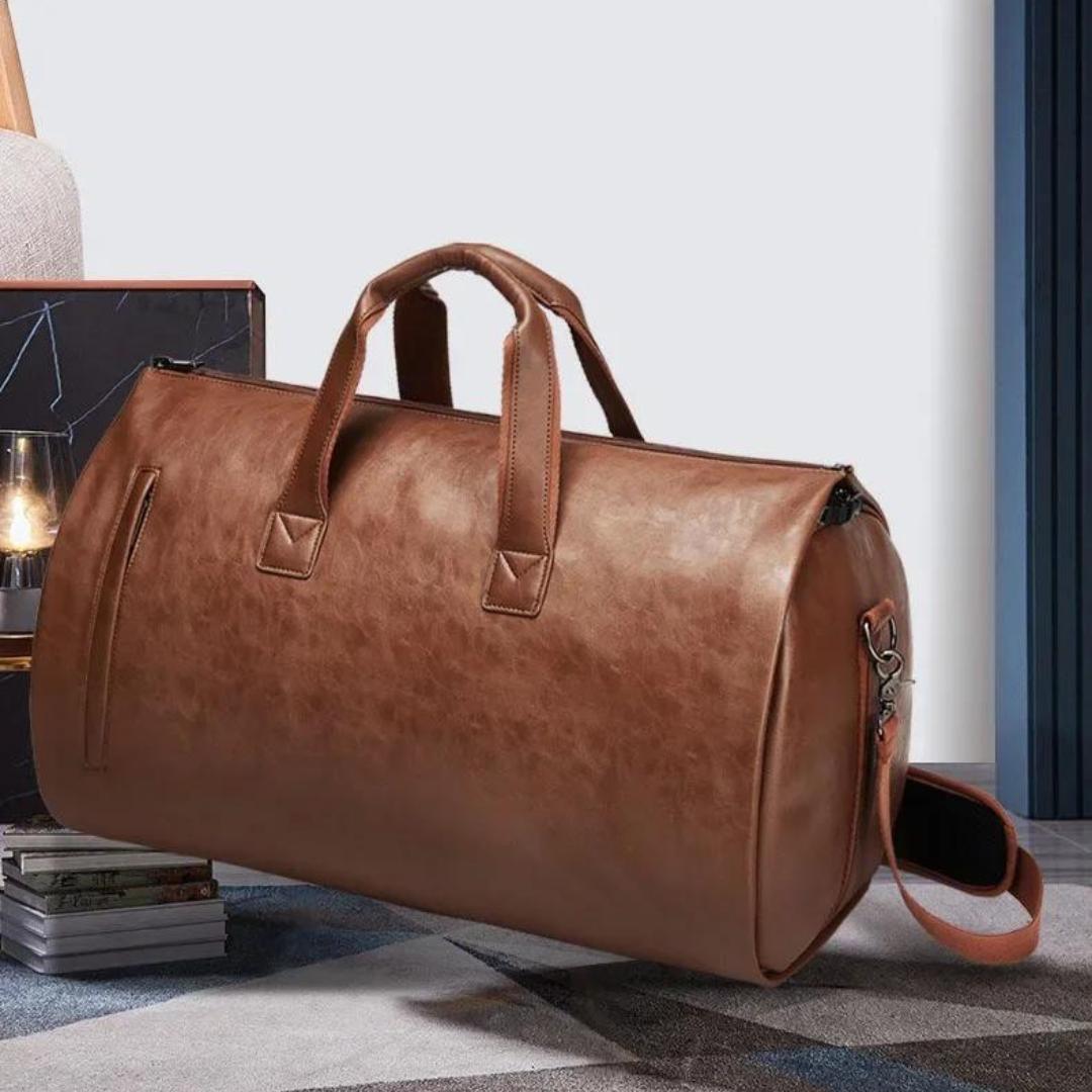 Gijs - Sac de voyage en cuir pour costume Duffle Bag