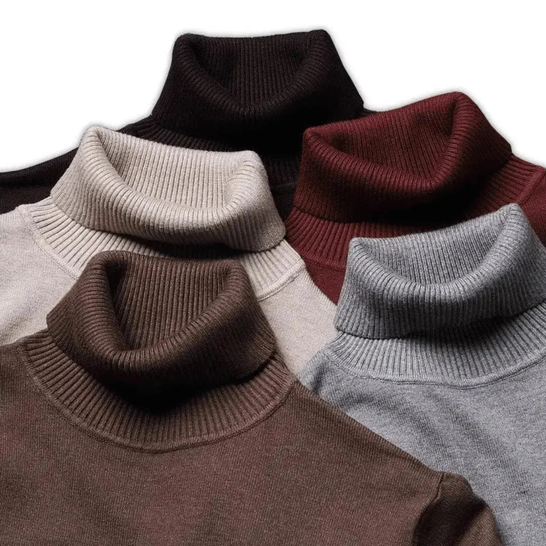 Giovanni | Col roulé en laine Shetland doux 5