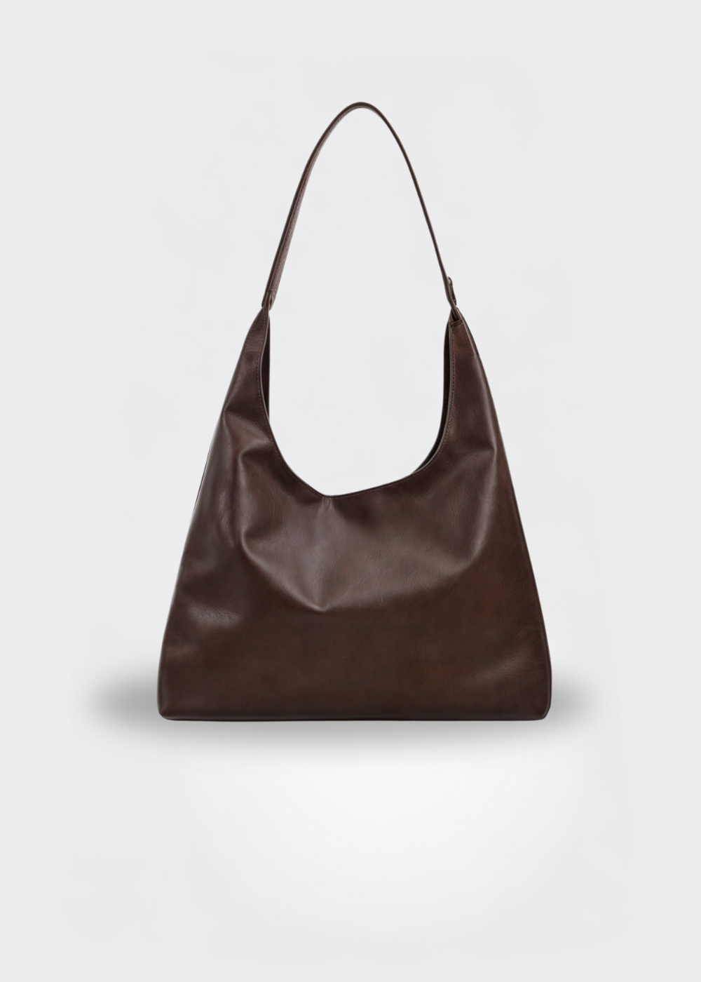 Grand sac à main pour femme – sac en cuir végétalien avec fermeture éclair 1