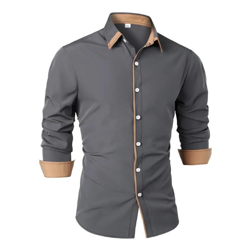 Isidore - Chemisier de printemps décontracté pour homme