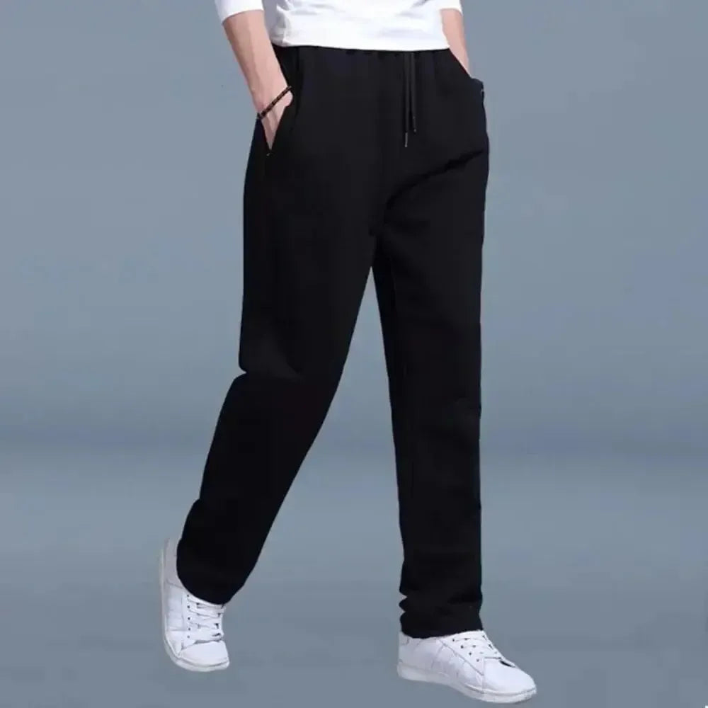 Pantalon de Jogging Homme Confortable en Coton – Tissu Doux, Taille Élastique, Idéal pour Détente et Sports - 3