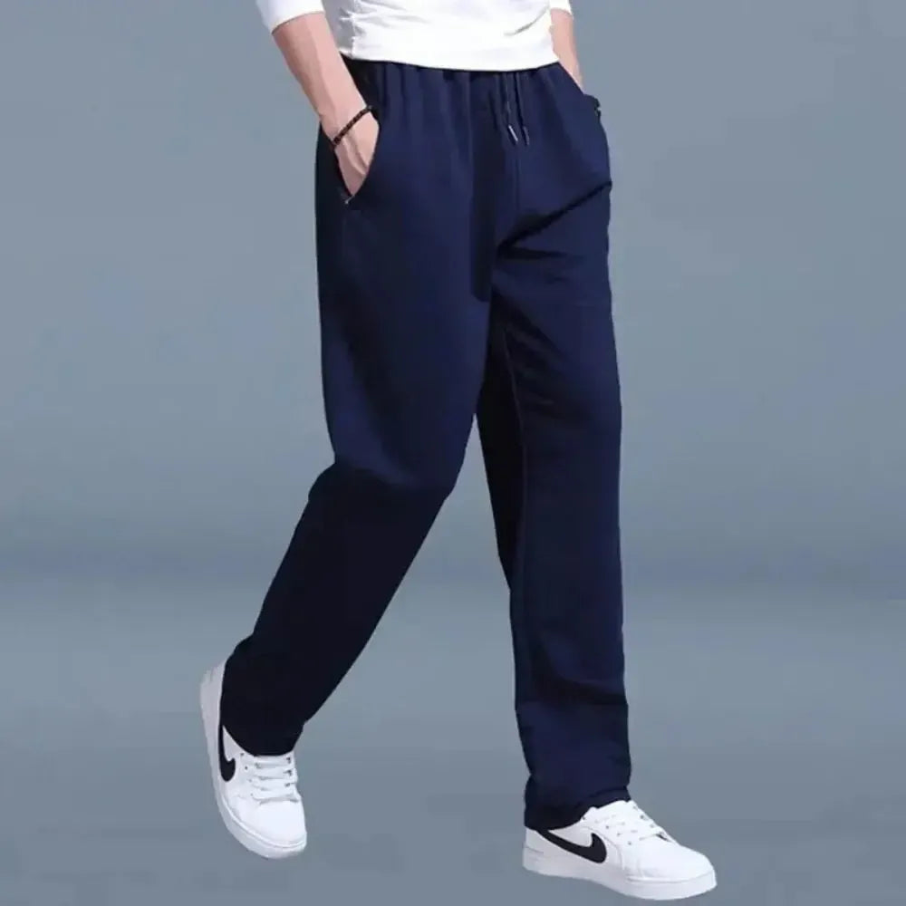 Pantalon de Jogging Homme Confortable en Coton – Tissu Doux, Taille Élastique, Idéal pour Détente et Sports - 4