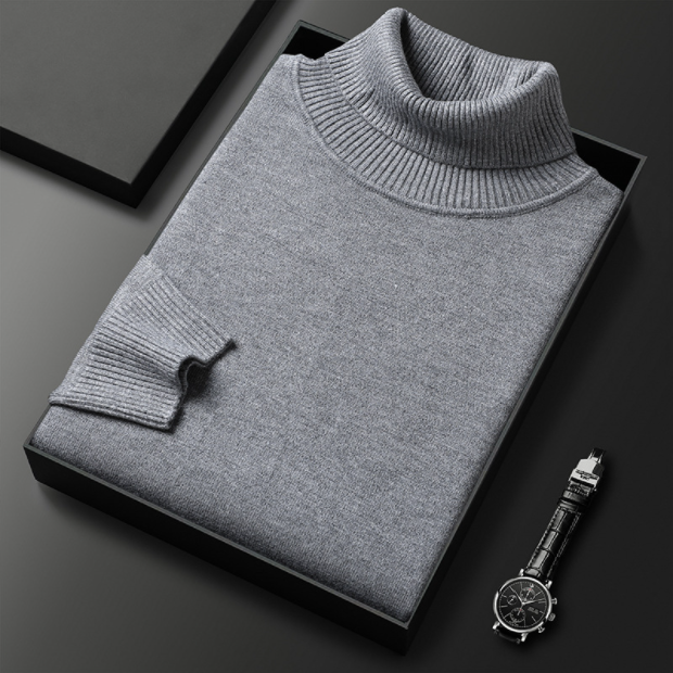 Solvsvanen | Pull col roulé en maille douce