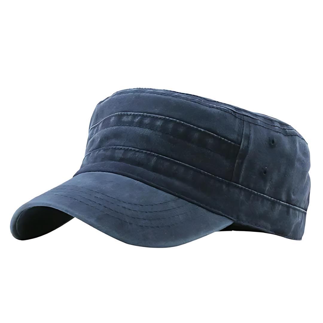 Lachlan - Casquette militaire vintage unisexe