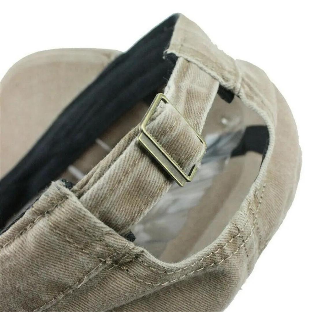Lachlan - Casquette militaire vintage unisexe