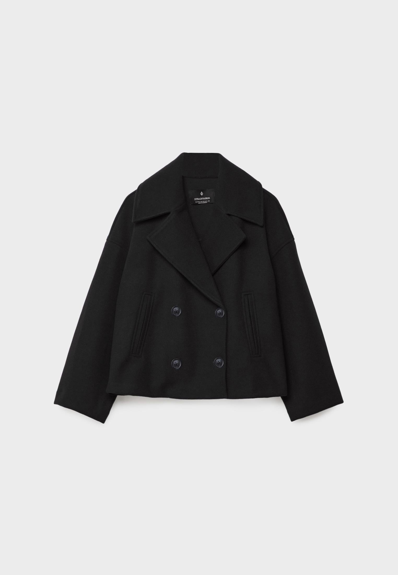 Manteau court croisé Anna - 7