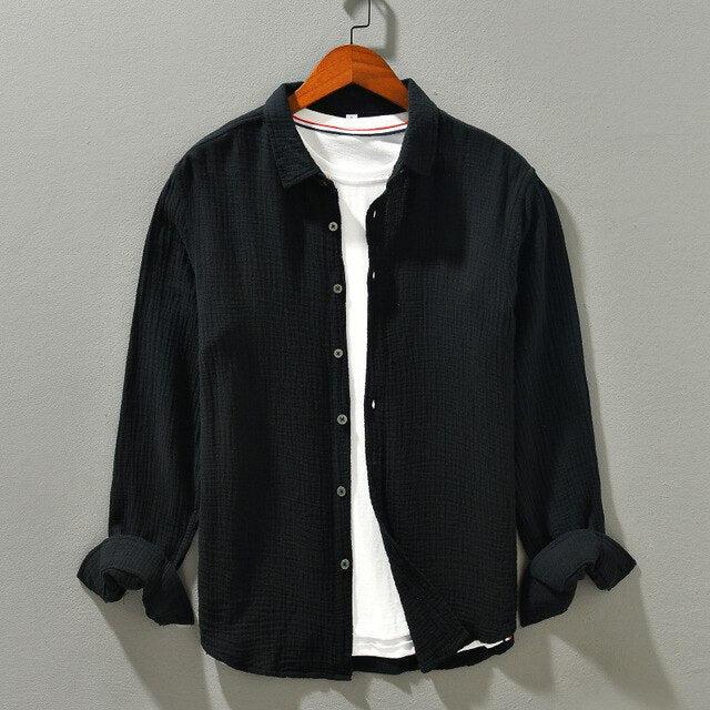 Marc - Chemise d'été en coton pour hommes, alliant confort et élégance
