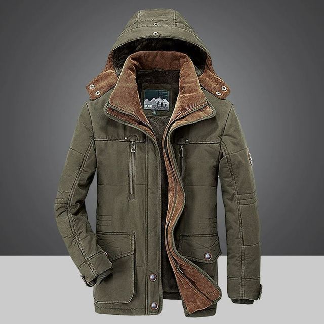 Maxence – Winter King, long manteau d'hiver en tricot, parfait pour affronter le froid avec style