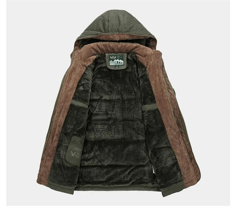 Maxence – Winter King, long manteau d'hiver en tricot, parfait pour affronter le froid avec style