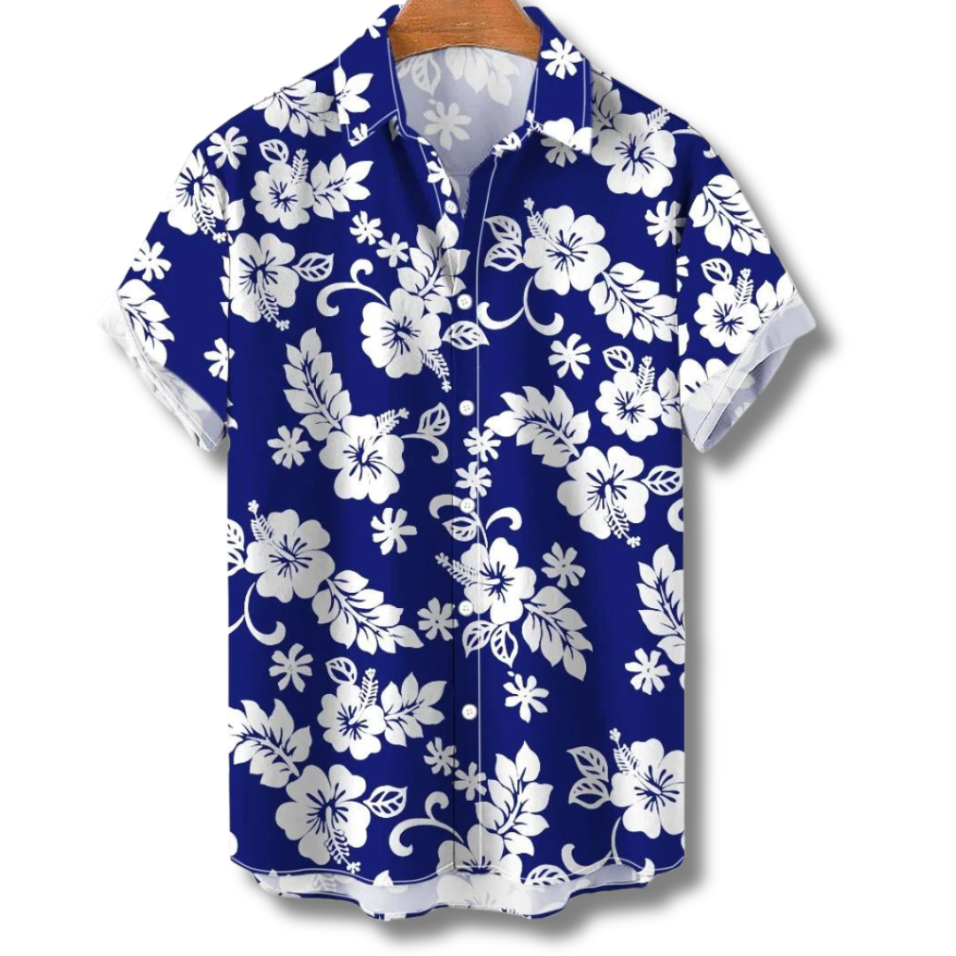 Maximus Hawaii Blouse imprimée pour hommes