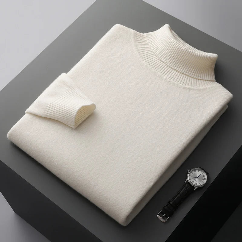 Meluvie | Mélange de fibres doux pull col roulé 7