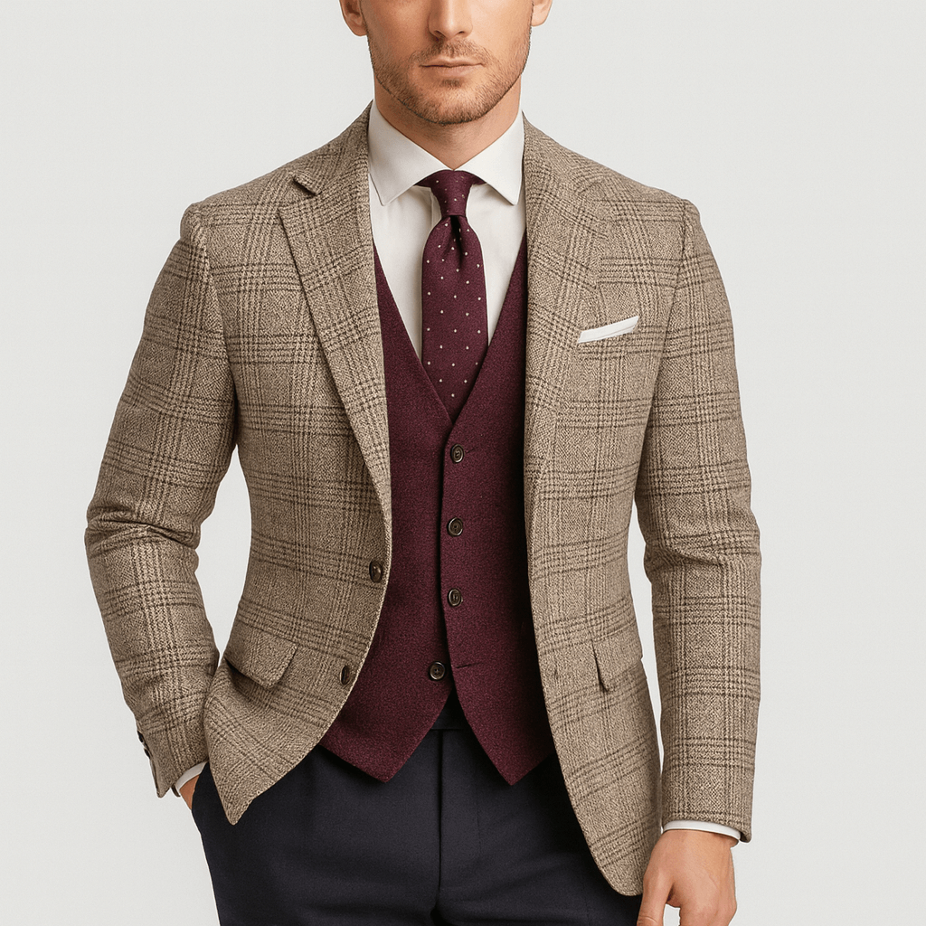 Noirski | Blazer à revers cranté et coupe ajustée 3