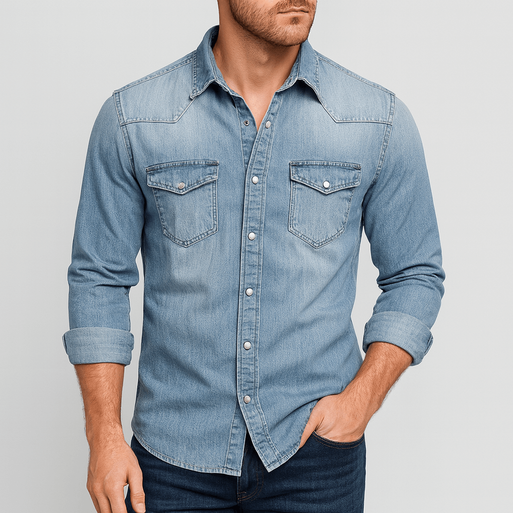 Noirski | Chemise en jean classique 0