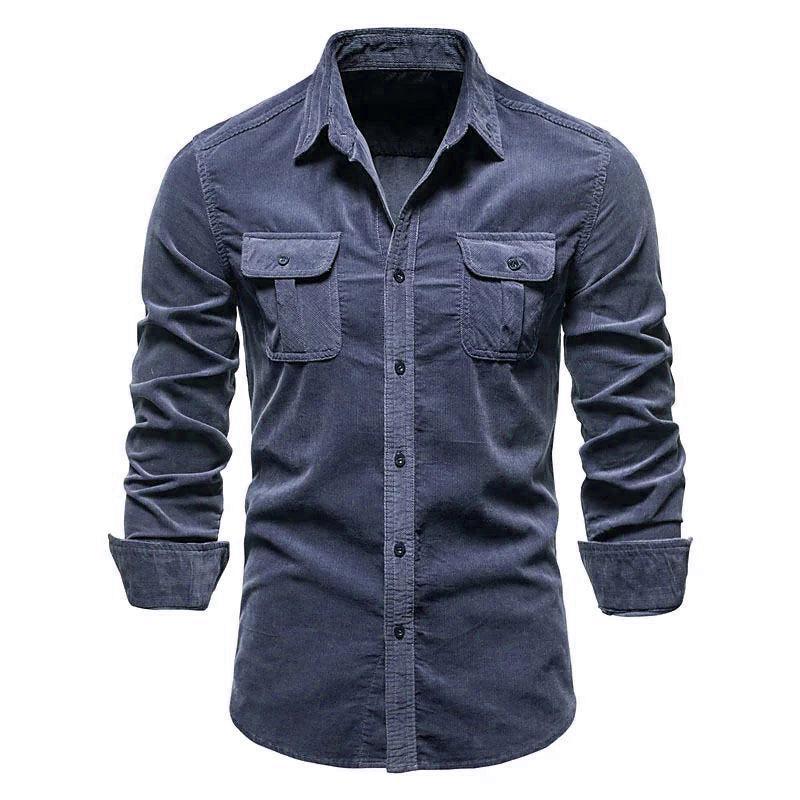 Octave - Chemise en velours côtelé pour homme, alliant confort et style