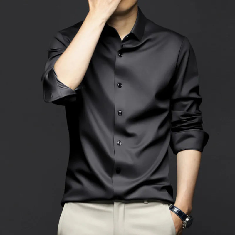 Odilon - Chemise en soie élégante pour un style professionnel