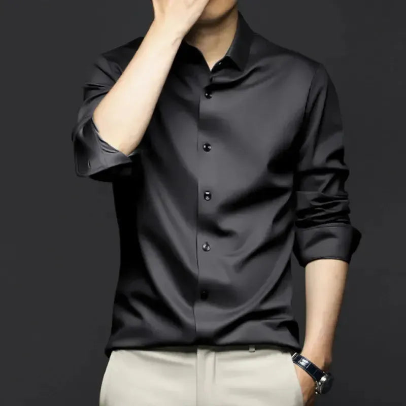 Odilon - Chemise en soie élégante pour un style professionnel
