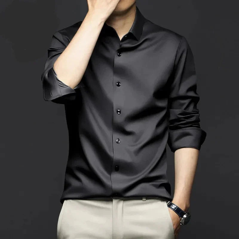 Odilon - Chemise en soie élégante pour un style professionnel