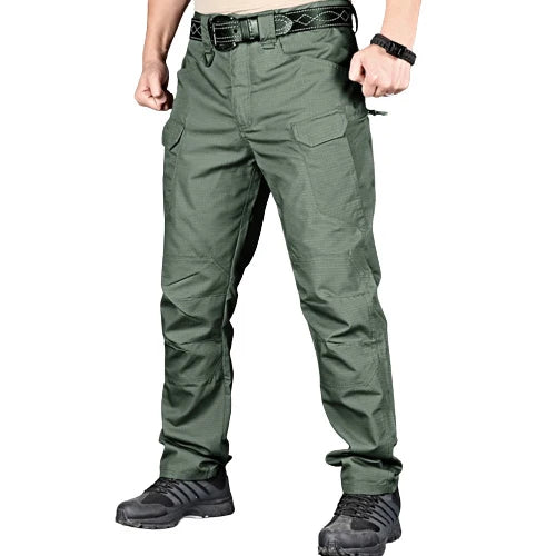 Pantalon cargo tactique multi-poches, style militaire/combat pour homme