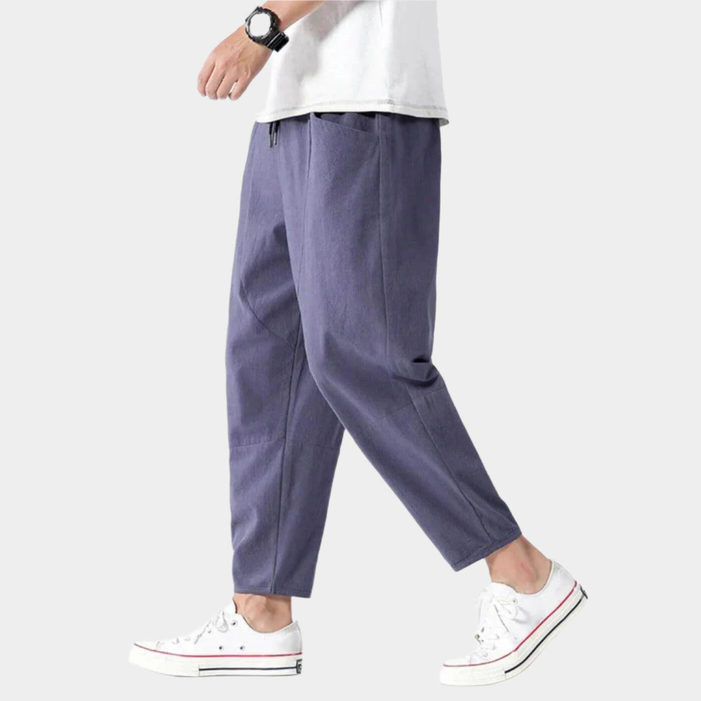 Pantalon d'été fuselé léger pour homme – Coupe décontractée