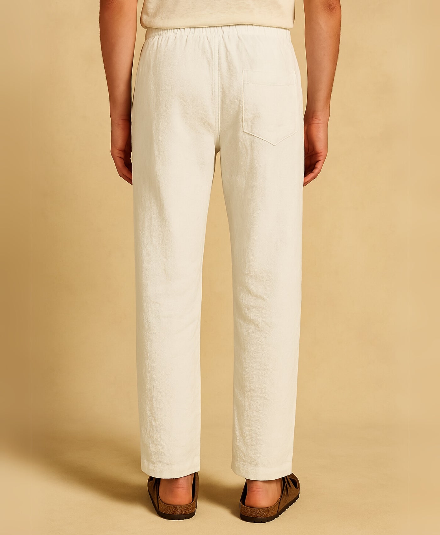 Pantalon en Lin à Cordon pour Homme – Léger et Confort d'Été