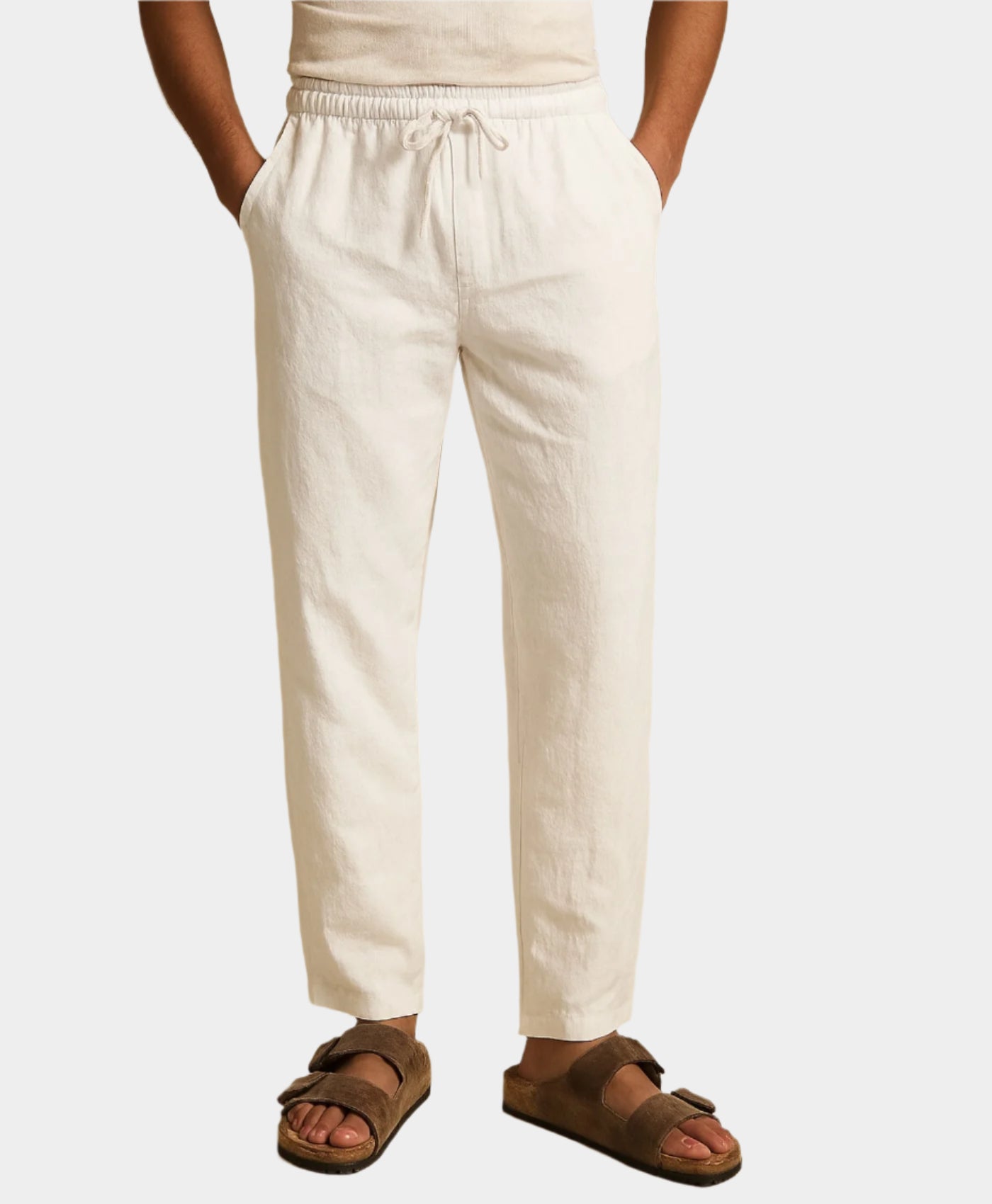 Pantalon en Lin à Cordon pour Homme – Léger et Confort d'Été