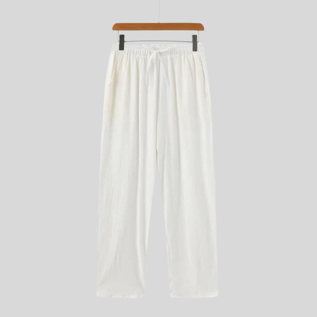 Pantalon en lin léger – Élégance et confort d'été pour homme
