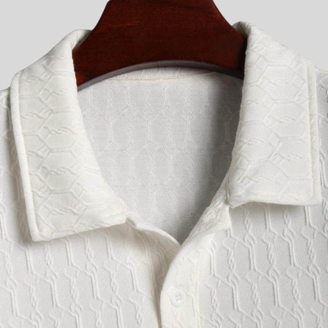 Polo blanc classique – Confort intemporel pour homme