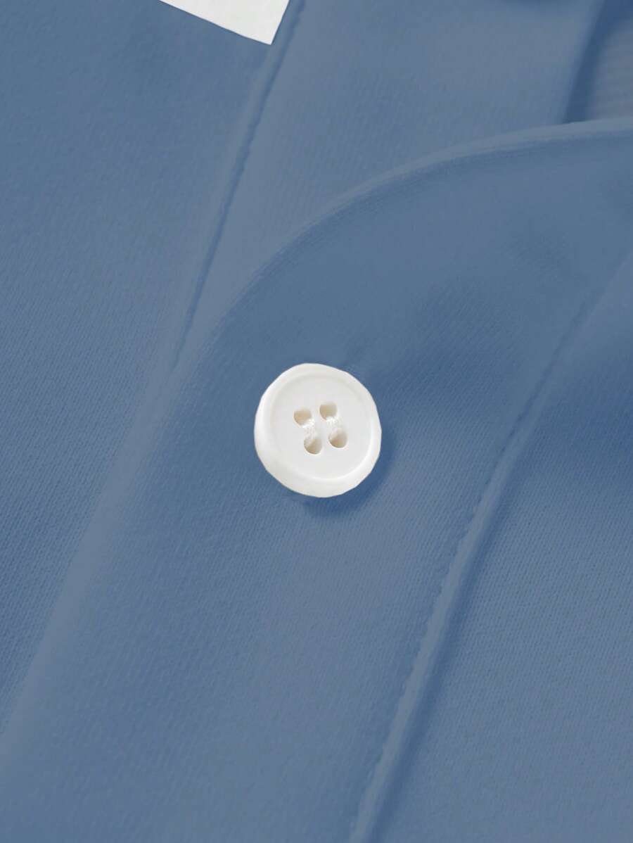 Polo décontracté à manches courtes et imprimé rayé pour homme