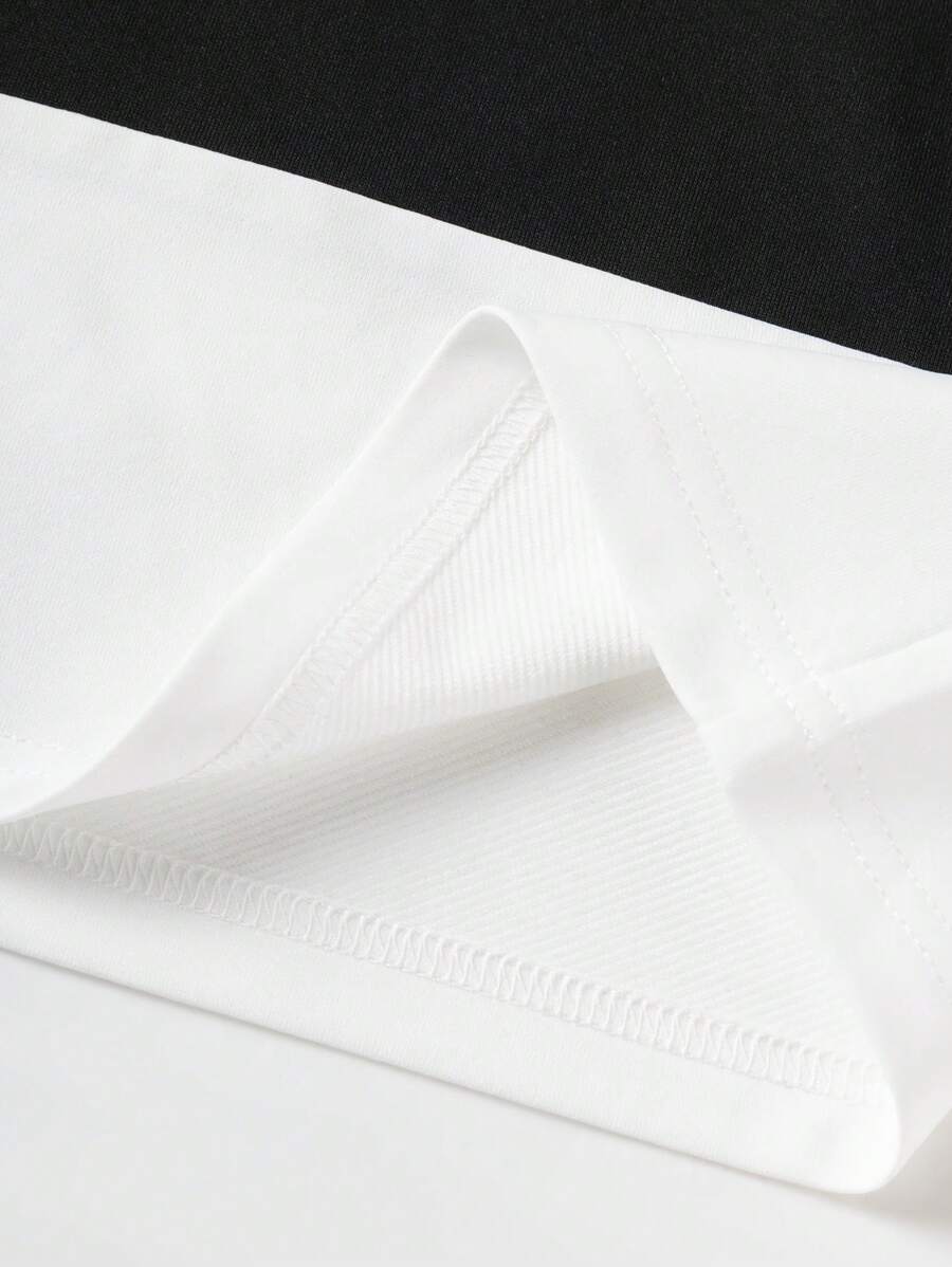 Polo décontracté à manches courtes et imprimé rayé pour homme