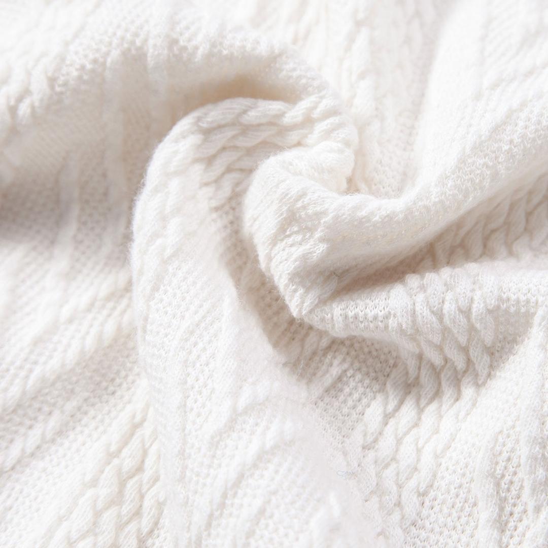 Polo jacquard géométrique – Mode masculine élégante et traditionnelle