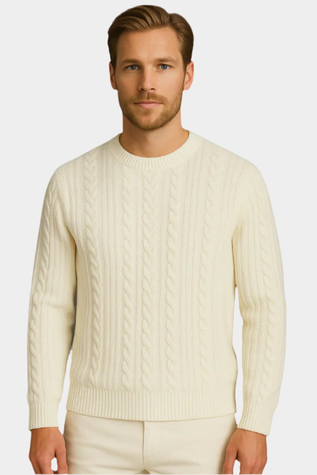 Pull polo slim en pure laine mérinos – Tricot polyvalent pour homme