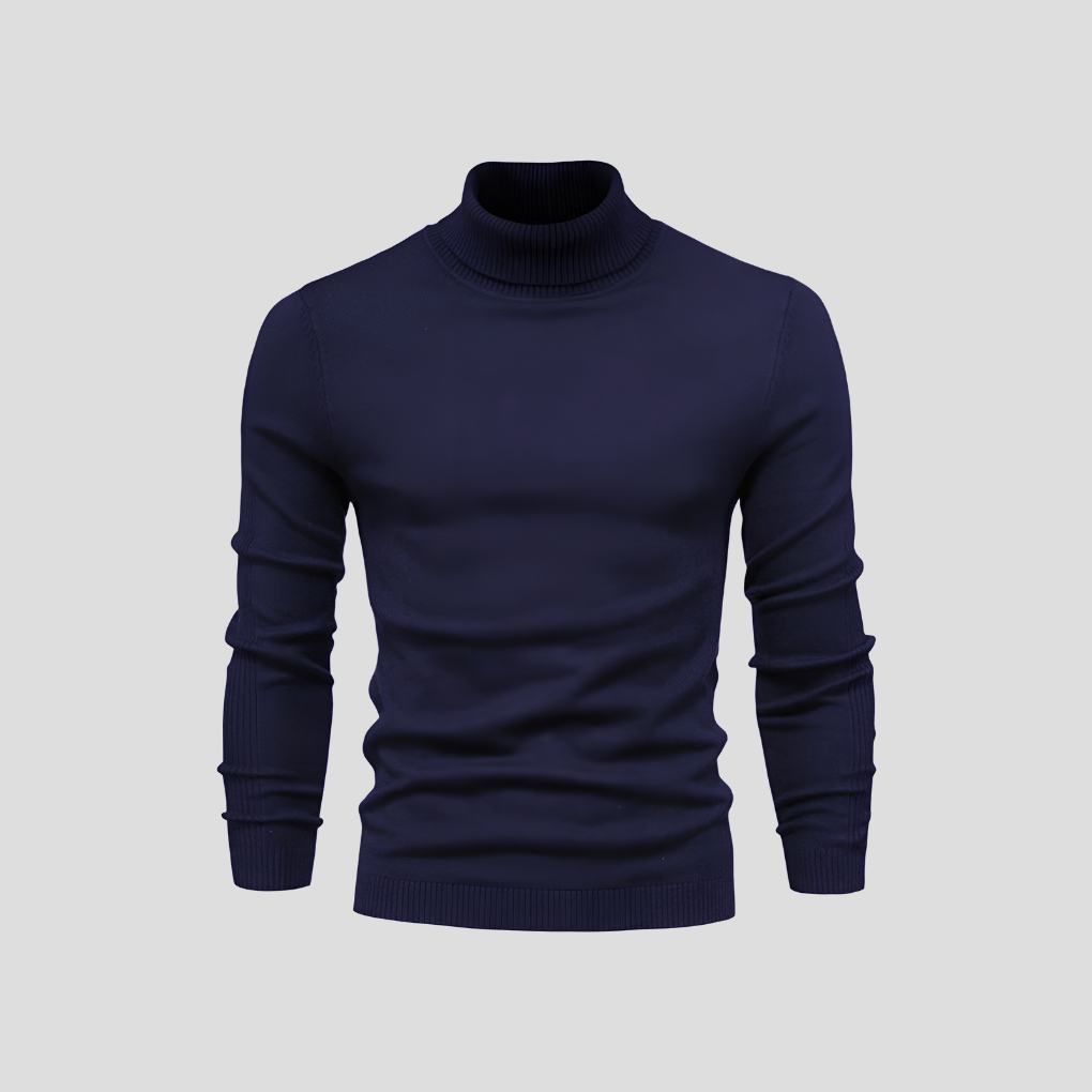 Pull col montant | Coton doux et coupe moderne 1