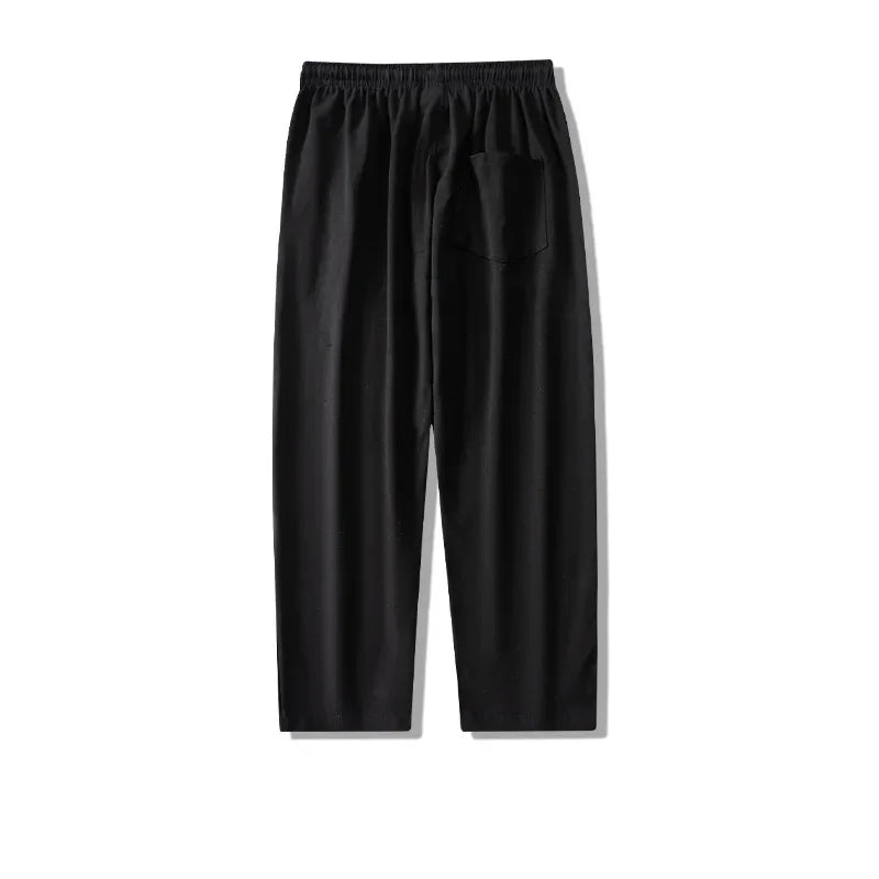 Pantalon de survêtement ample et droit pour homme – Tenue de sport confortable