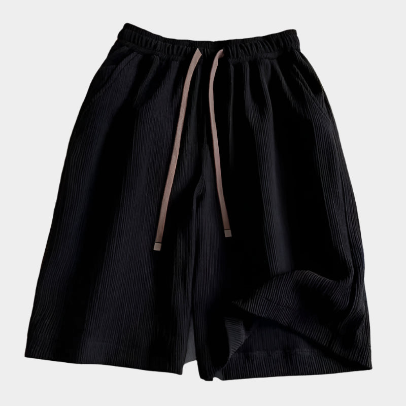 Short bermuda court ice‑silk pour homme – séchage rapide, taille élastique