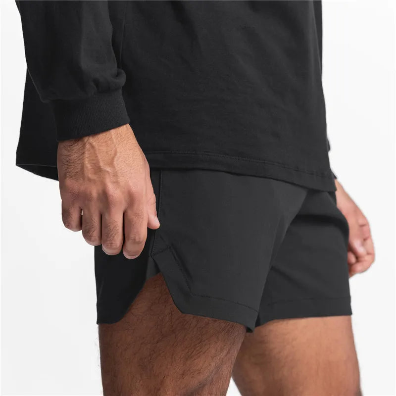 Short de sport à séchage rapide pour homme - Fitness et course à pied
