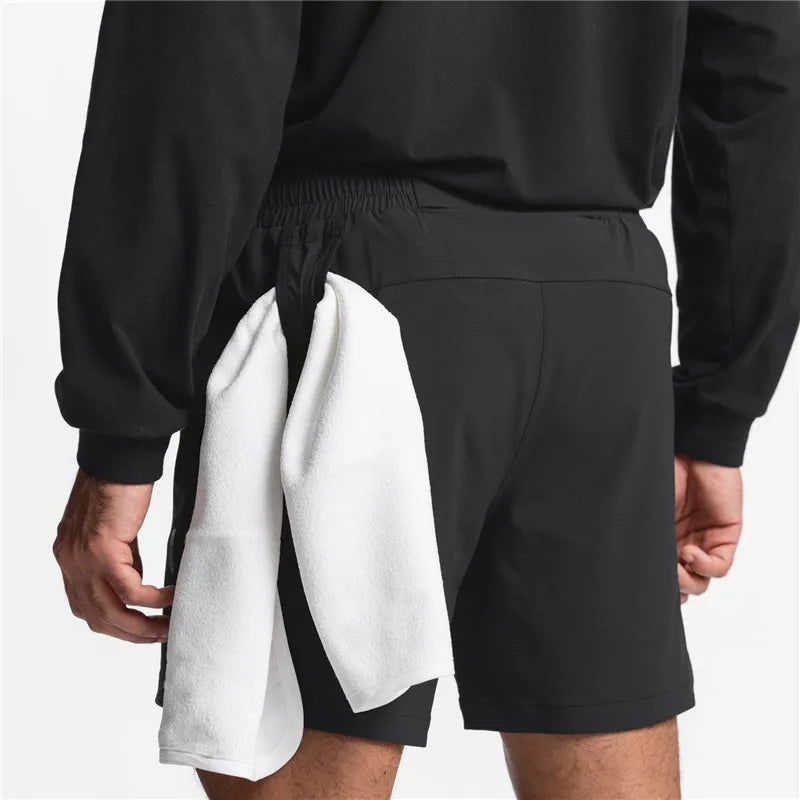 Short de sport à séchage rapide pour homme - Fitness et course à pied