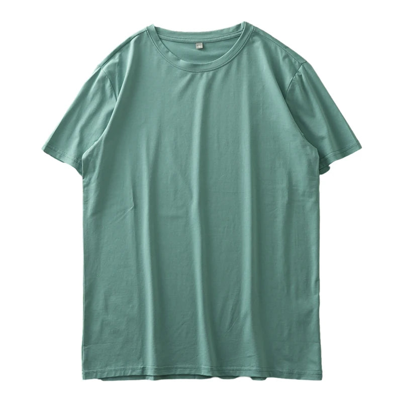 Chemise à col rond légère et respirante style casual tendance été pour hommes