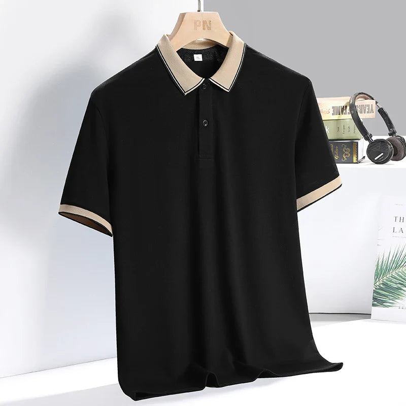 Polo Classique Extensible pour Homme – Respirant et Anti-Froissage