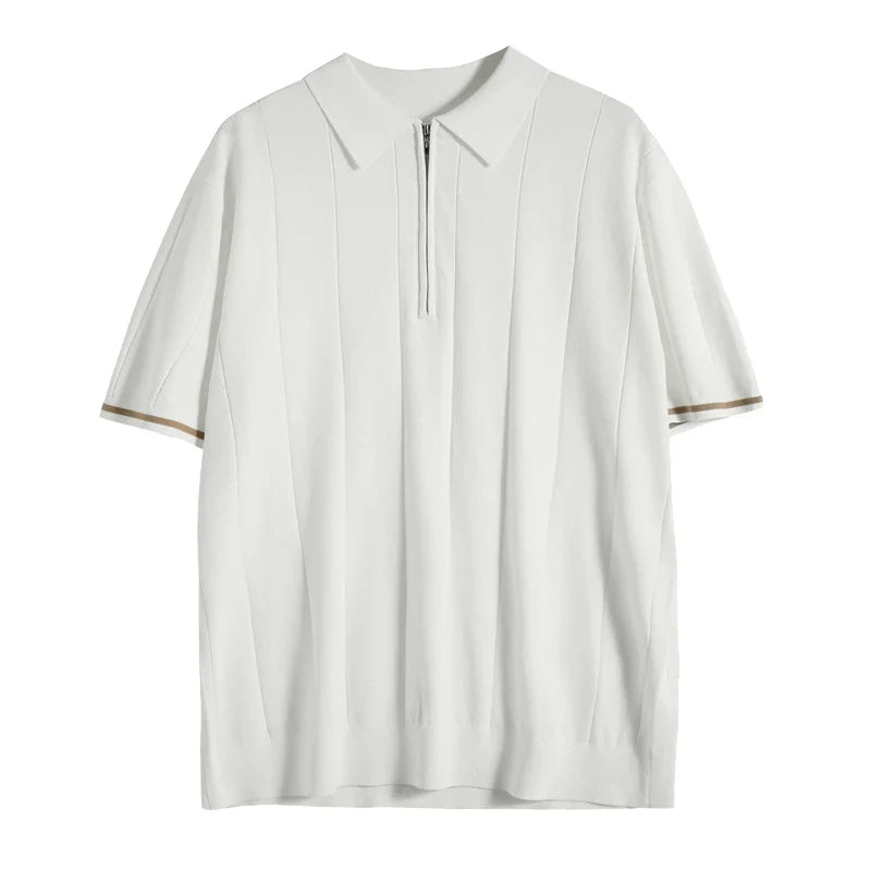 Polo en maille premium – Style business respirant pour homme