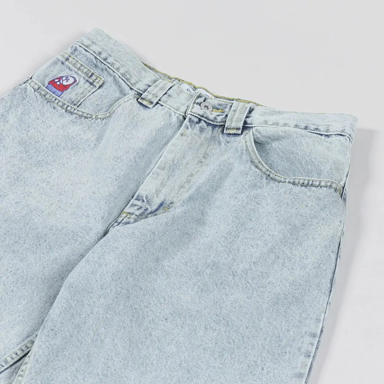 Baggy jorts avec broderies pour homme style streetwear hip-hop Y2K